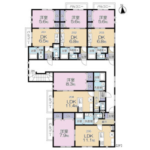 1DK Apartment in Higashikasai - Edogawa-ku Floorplan