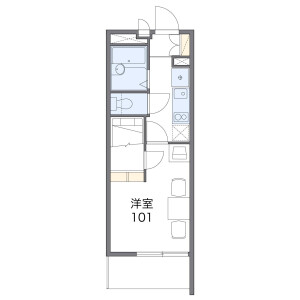 1K Apartment in Tokiwadaira - Matsudo-shi Floorplan