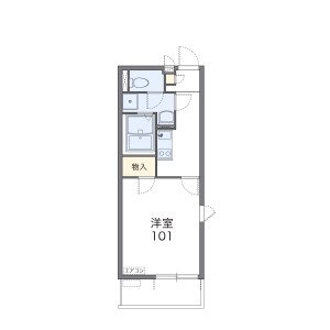 1K Mansion in Nishikicho - Warabi-shi Floorplan