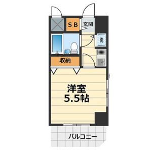 1K {building type} in Yasuracho - Yokosuka-shi Floorplan