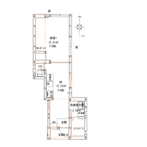 1DK House in Chuo - Nakano-ku Floorplan