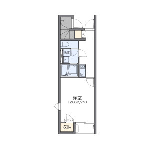 1K Apartment in Horikawa - Hadano-shi Floorplan
