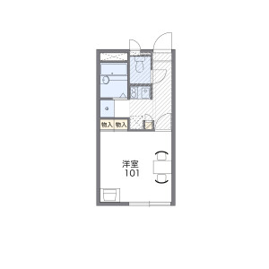 1K Apartment in Kaichi - Matsumoto-shi Floorplan