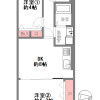 2DK Apartment to Buy in Kyoto-shi Nakagyo-ku Floorplan