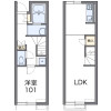 1LDK Apartment to Rent in Ashikaga-shi Floorplan