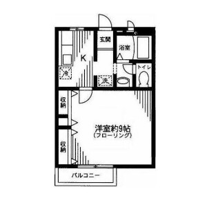 1K Apartment in Setagaya - Setagaya-ku Floorplan