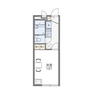 1K Apartment in Hongocho - Saitama-shi Kita-ku Floorplan