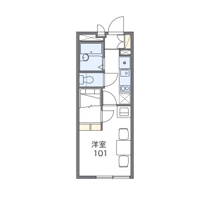 1K Apartment in Minamishinagawa - Shinagawa-ku Floorplan