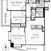 3LDK Apartment to Buy in Kawaguchi-shi Floorplan