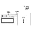 1K Apartment to Rent in Sapporo-shi Atsubetsu-ku Layout Drawing