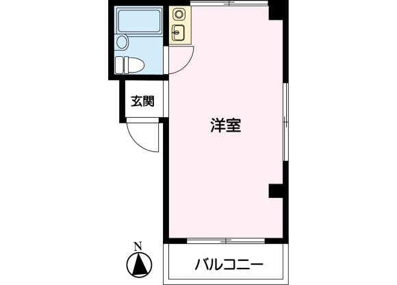 1R Apartment to Buy in Itabashi-ku Floorplan