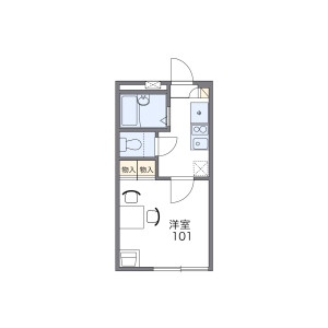 1K Apartment in Kitayamacho - Fuchu-shi Floorplan