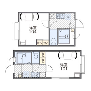 1K Apartment in Yahiro - Sumida-ku Floorplan