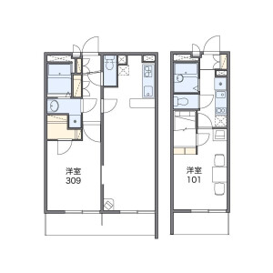 1LDK Mansion in Konosucho - Toyota-shi Floorplan