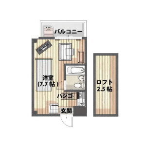 1R Mansion in Kamitammachi - Yokohama-shi Kanagawa-ku Floorplan
