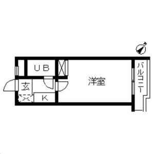 1R Mansion in Kamiikebukuro - Toshima-ku Floorplan
