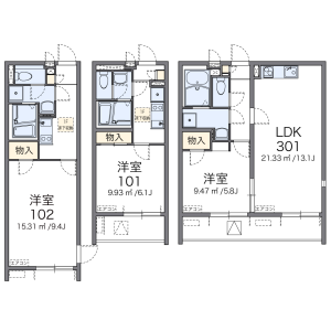1K Mansion in Minamiaoyama - Minato-ku Floorplan