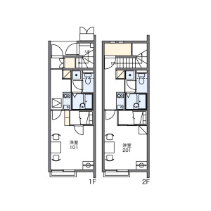 1K Apartment in Nishikubocho - Isesaki-shi Floorplan