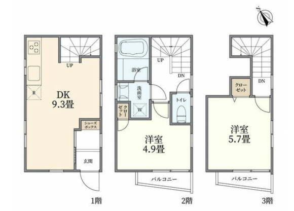 2DK House to Buy in Shinagawa-ku Floorplan