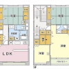 4LDK Apartment to Rent in Shibuya-ku Floorplan