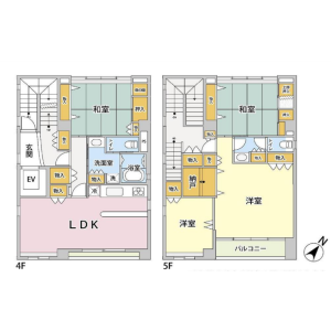 4LDK Mansion in Sendagaya - Shibuya-ku Floorplan