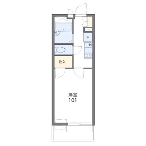 1K Apartment in Sobudai - Sagamihara-shi Minami-ku Floorplan