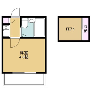 1K Apartment in Suneoricho - Tsurugashima-shi Floorplan