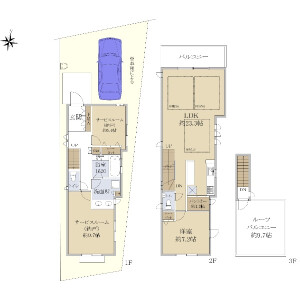 1SLDK {building type} in Kugahara - Ota-ku Floorplan