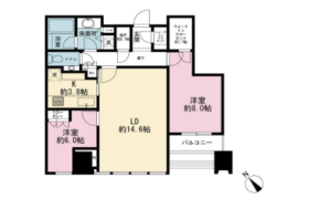 2LDK Mansion in Mita - Minato-ku