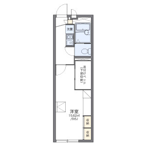 1K Apartment in Tobitakyu - Chofu-shi Floorplan