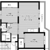 2LDK Apartment to Rent in Iizuka-shi Floorplan