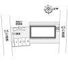 1K Apartment to Rent in Higashiosaka-shi Layout Drawing