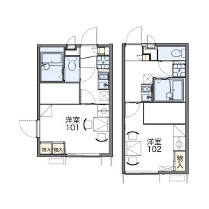 1K Apartment in Mutsukawa - Yokohama-shi Minami-ku Floorplan