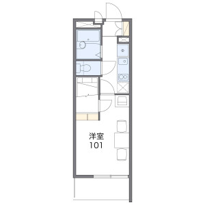 1K Mansion in Fukuzumicho - Nagoya-shi Nakagawa-ku Floorplan
