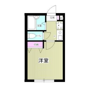 1K Apartment in Yutakacho - Shinagawa-ku Floorplan
