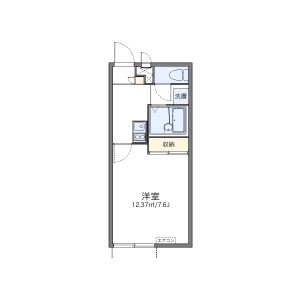 1K Apartment in Wataricho - Mito-shi Floorplan
