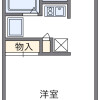 1K Apartment to Rent in Izumiotsu-shi Floorplan