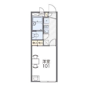 1K Apartment in Osawa - Mitaka-shi Floorplan