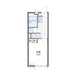 1K Apartment in Uegahara 8-bancho - Nishinomiya-shi Floorplan