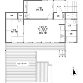 2LDK {building type} in Narusawamuraichien - Minamitsuru-gun Narusawa-mura Floorplan