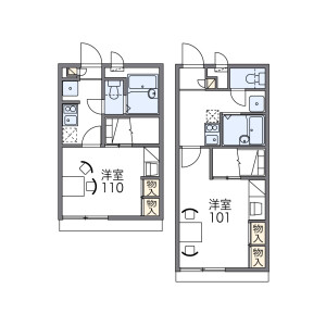 1K Mansion in Yokogi - Otsu-shi Floorplan