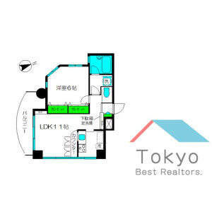 1LDK Mansion in Higashinakano - Nakano-ku Floorplan