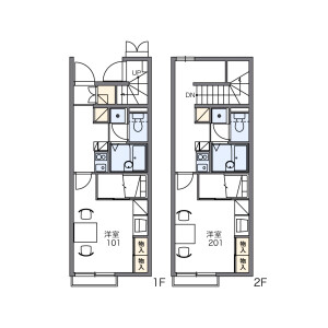 1K Apartment in Segawa - Nikko-shi Floorplan