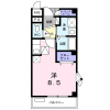 1R Apartment to Rent in Nishitokyo-shi Floorplan