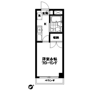 1K Mansion in Narimasu - Itabashi-ku Floorplan