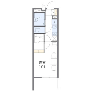 1K Mansion in Araicho arai - Kosai-shi Floorplan