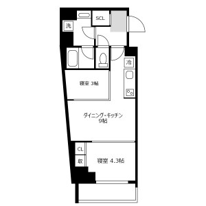 2DK Mansion in Nishiikebukuro - Toshima-ku Floorplan