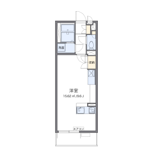 1R Mansion in Hebita - Ishinomaki-shi Floorplan