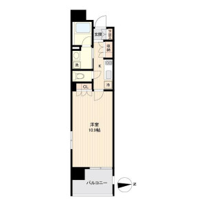 1K Mansion in Kandasakumacho - Chiyoda-ku Floorplan