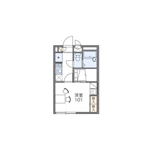 1K Apartment in Takinoi - Funabashi-shi Floorplan